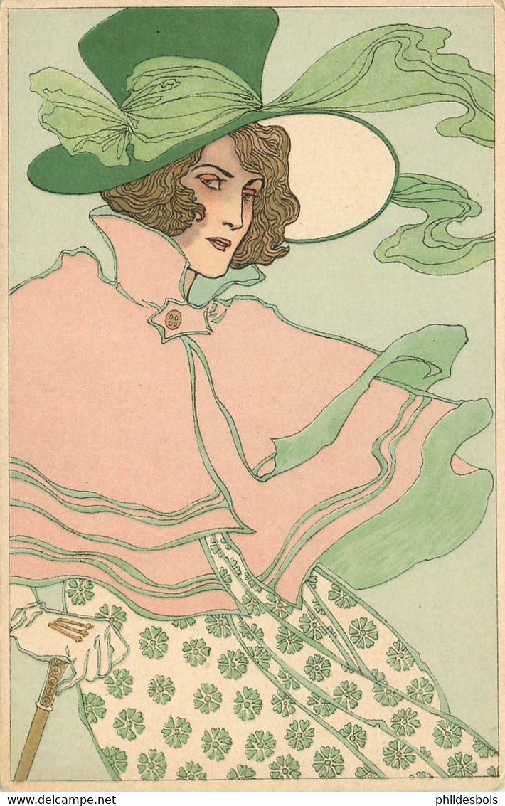 M.M VIENNE N° 120 ART NOUVEAU FEMME Precurseur 1900 - Vienne