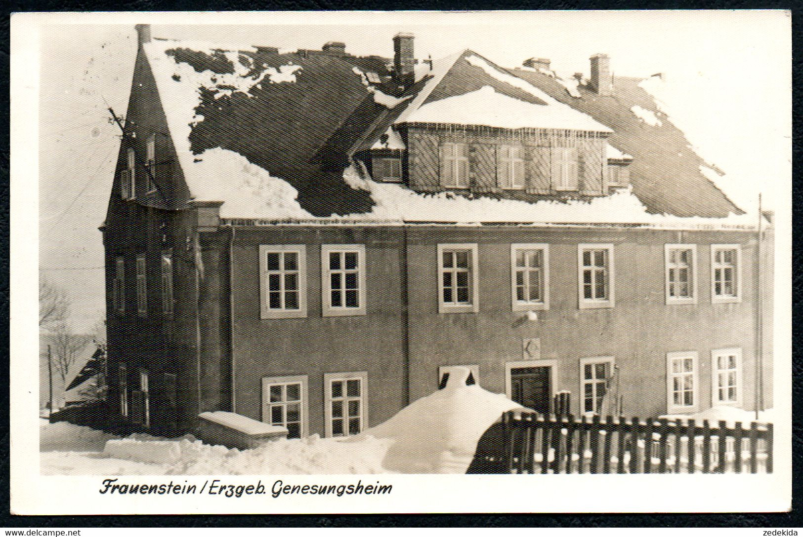 E1672 - Frauenstein Genesungsheim - Photo Eulitz - Frauenstein (Erzgeb.)