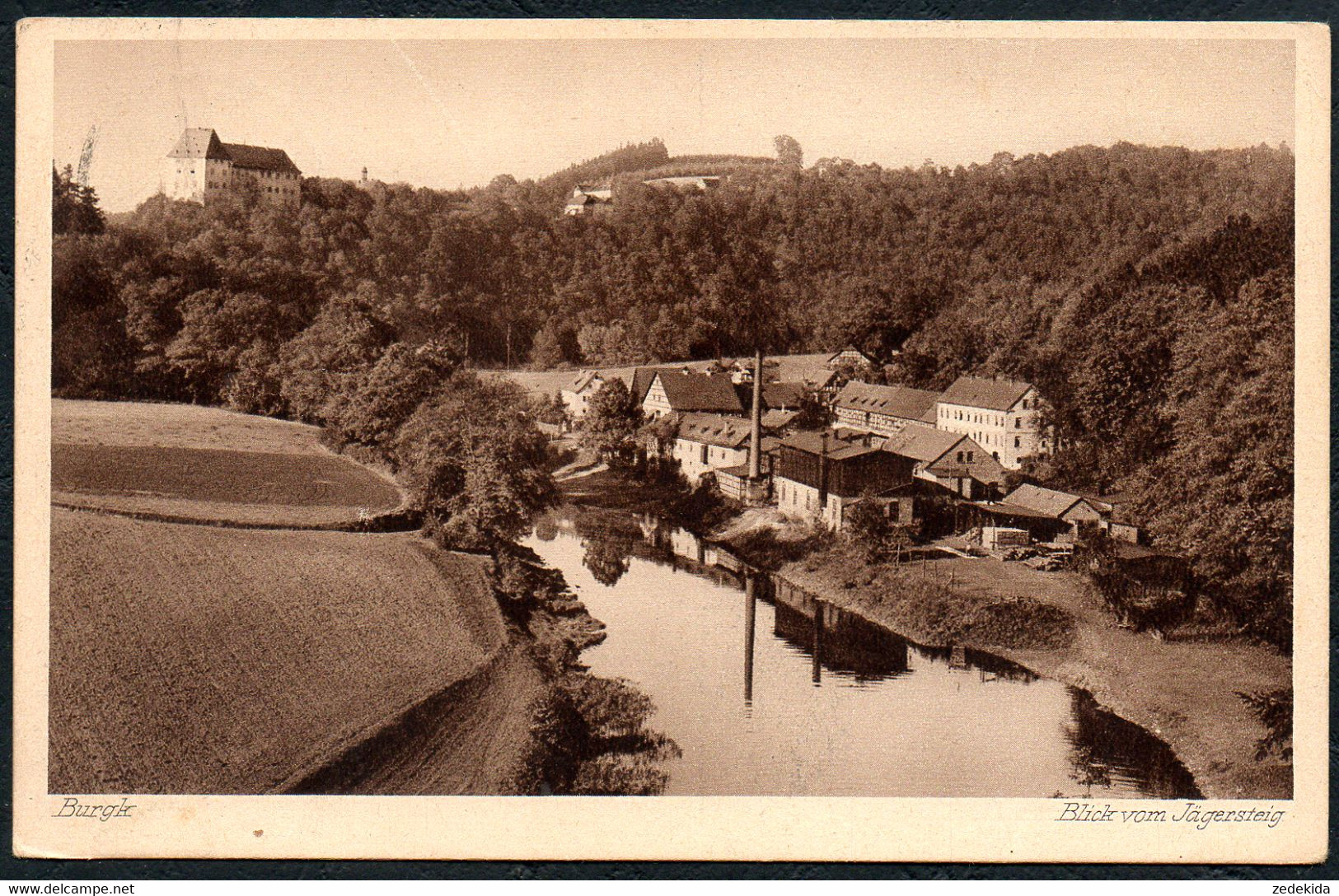 E1682 - Burgk Schleiz - Blick Vom Jägersteig - Paul König - Schleiz