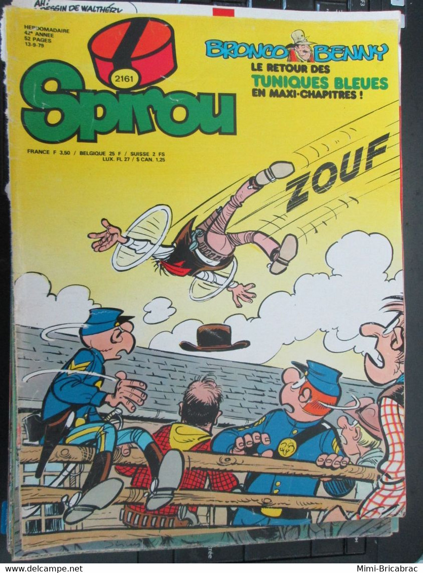 SPI920 COUVERTURE (plastifiable Sur Demande) REVUE SPIROU Années 60/70 / TUNIQUES BLEUES Par LAMBIL / SALVERIUS - Tuniques Bleues, Les