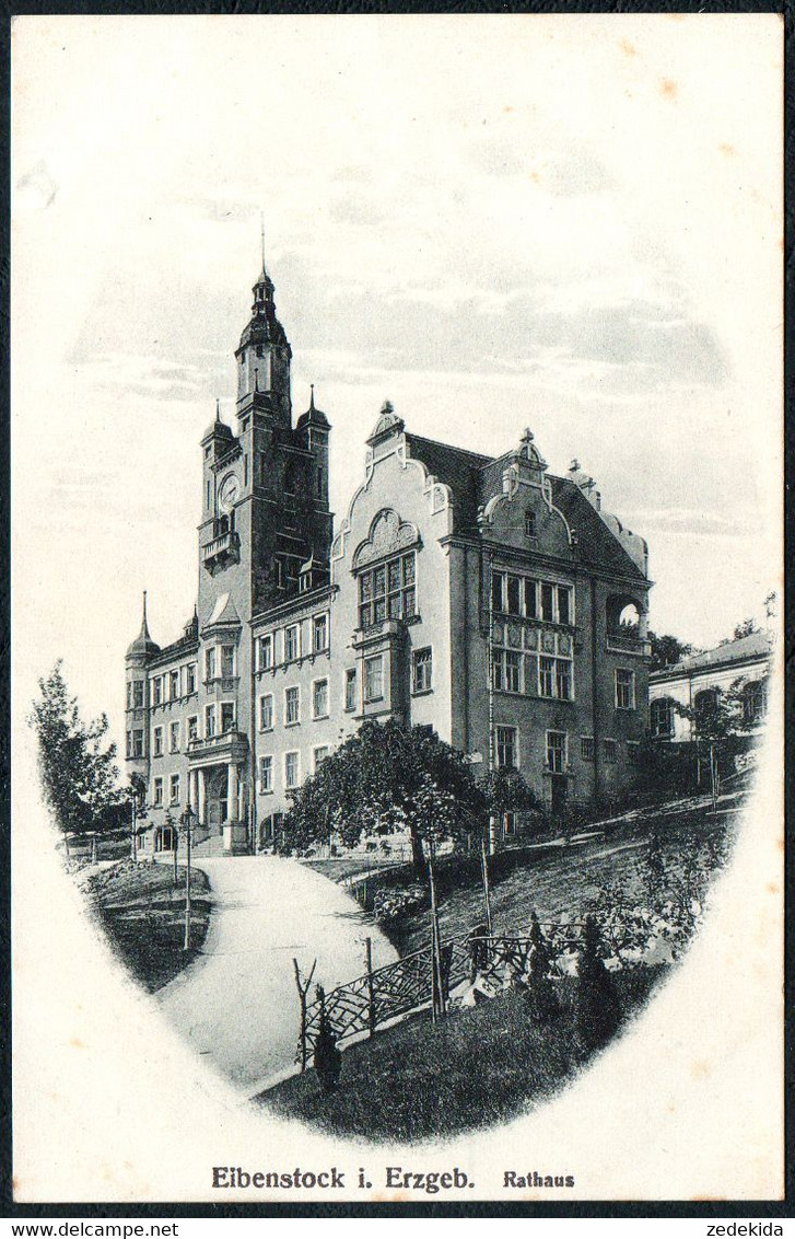 E1695 - Eibenstock Rathaus - Verlag Erzgeb. Zweigverein Eibenstock - Eibenstock