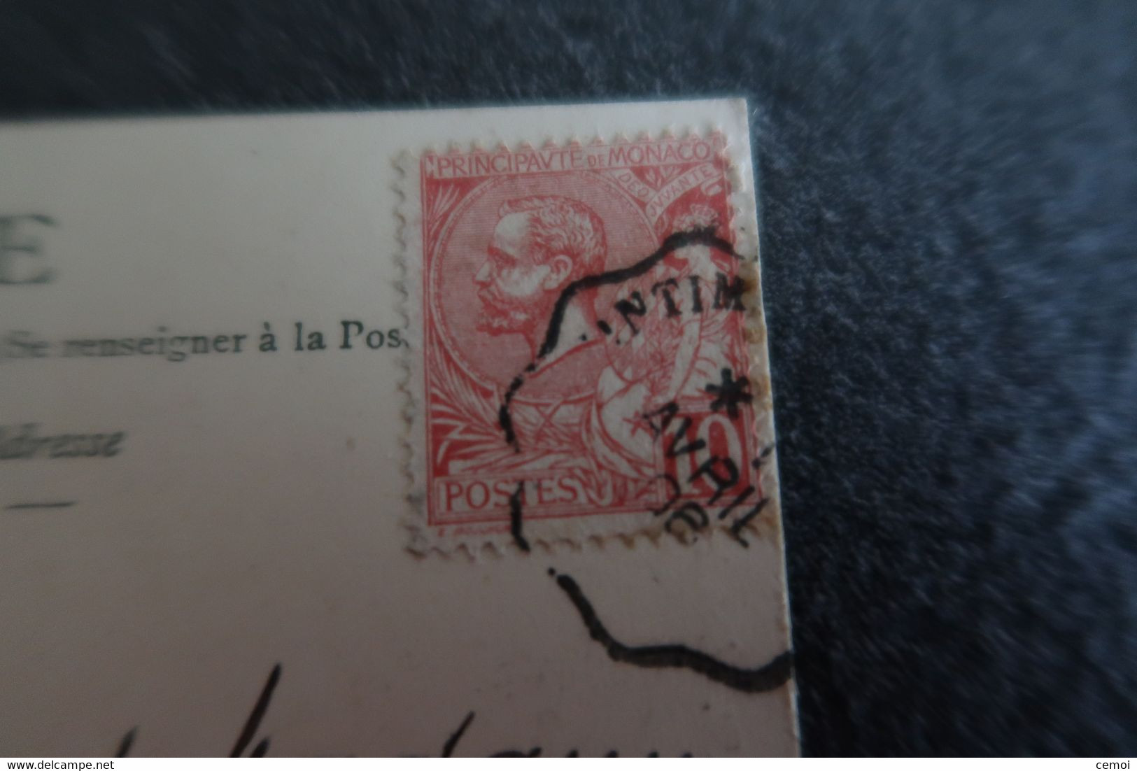 Lot de 18 CPA/CPSM de MONACO toutes timbrées - 23 timbres monégasques dont 19 timbres différents + 2 timbres taxe frança