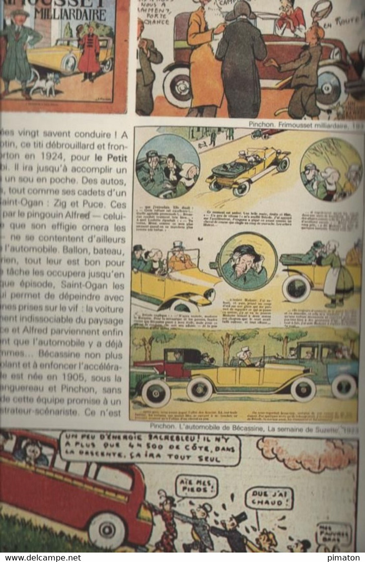 BD  100 Ans D'automobile Française Dans La Bande Dessinée Par JOSETTE SICSIC 90 Pages Format 29 X 22 - Disegni Originali