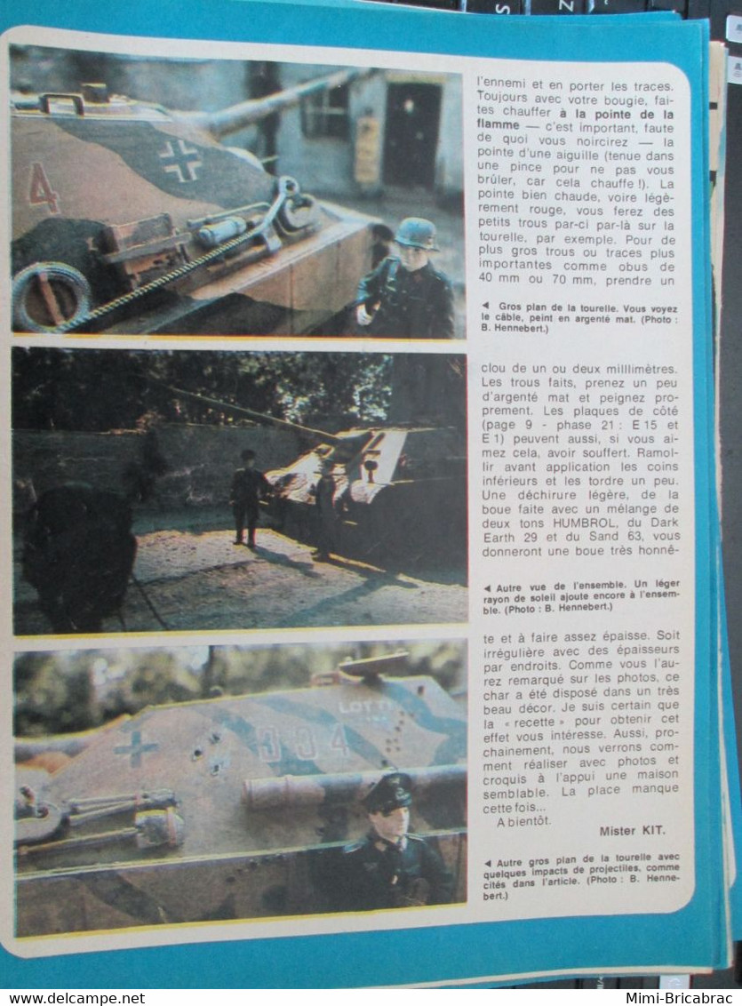 SPI920 Pages De SPIROU Années 70 / MISTER KIT Présente LE JAGDPANTHER 1/25e TAMIYA - Vliegtuigen