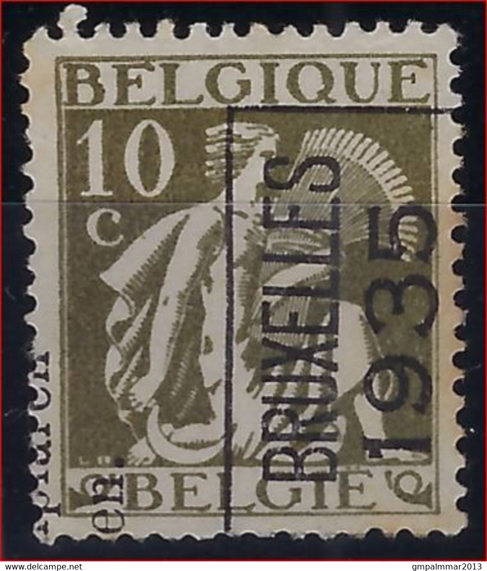 Voorafgestempeld Nr. TYPO 295E Positie A " KANTDRUK "  BRUXELLES 1935 BRUSSEL ;  Staat Zie Scan ! - Typos 1932-36 (Cérès Und Mercure)