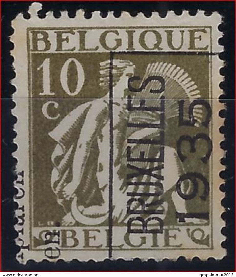 Voorafgestempeld Nr. TYPO 295E Positie A " KANTDRUK "  BRUXELLES 1935 BRUSSEL ;  Staat Zie Scan ! - Tipo 1932-36 (Ceres E Mercurio)