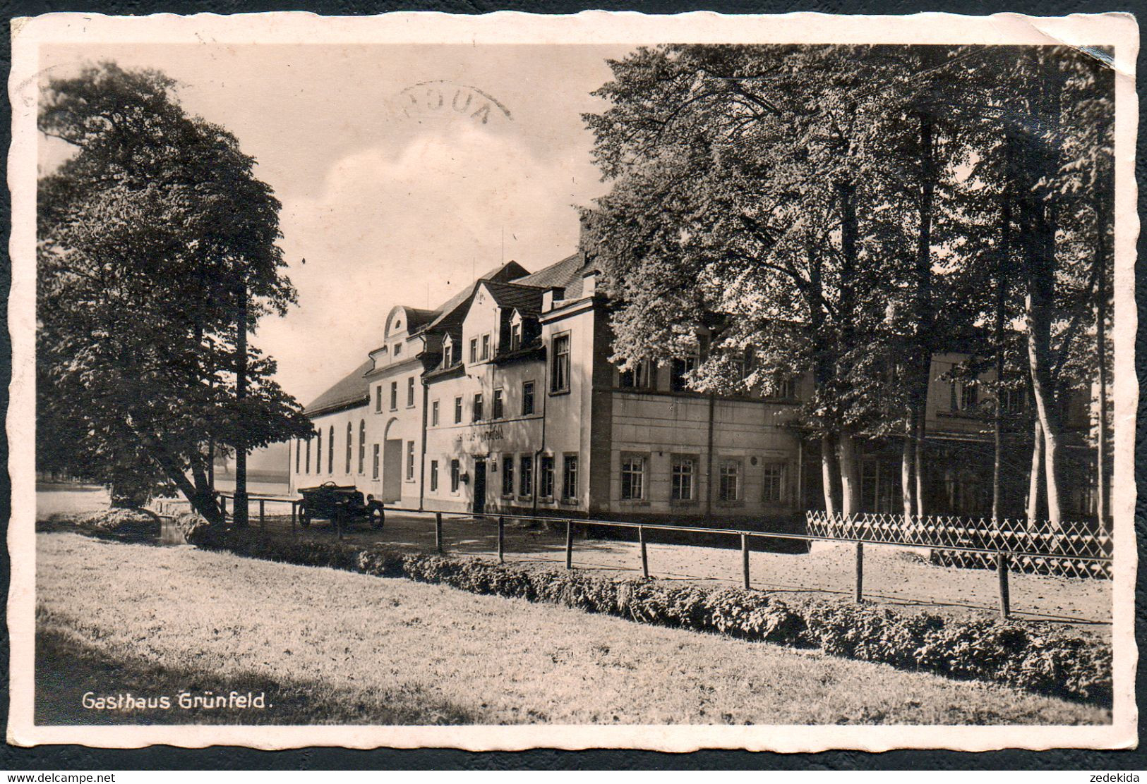 E1710 - Waldenburg Gasthof Gasthaus Gaststätte Grünfeld - Waldenburg (Sachsen)