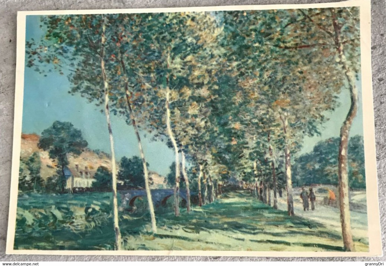 06 Nice Musee Alfred Sisley Chemin Du Bord De L Eau -cpa Loterie Nationale - Museos