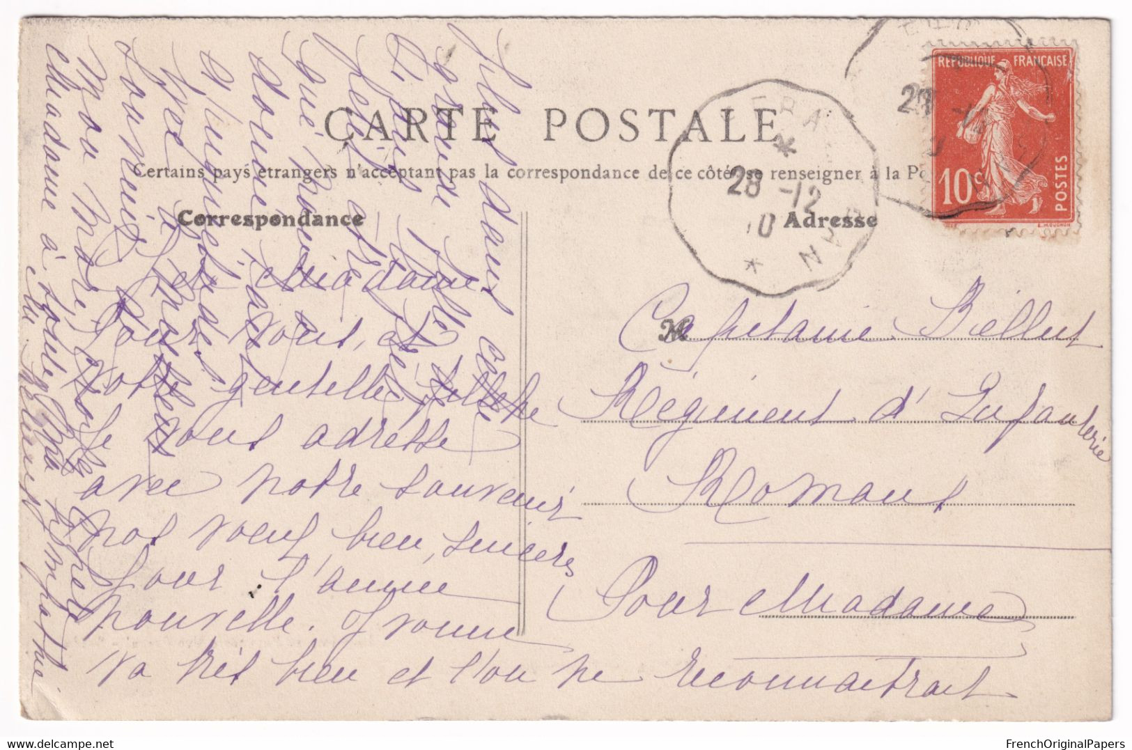 Jolie Carte Postale Ancienne 1910 - Saida - Route De Géryville - Imp. Vve Pascal - Epicerie Progrès D1-165 - Saïda