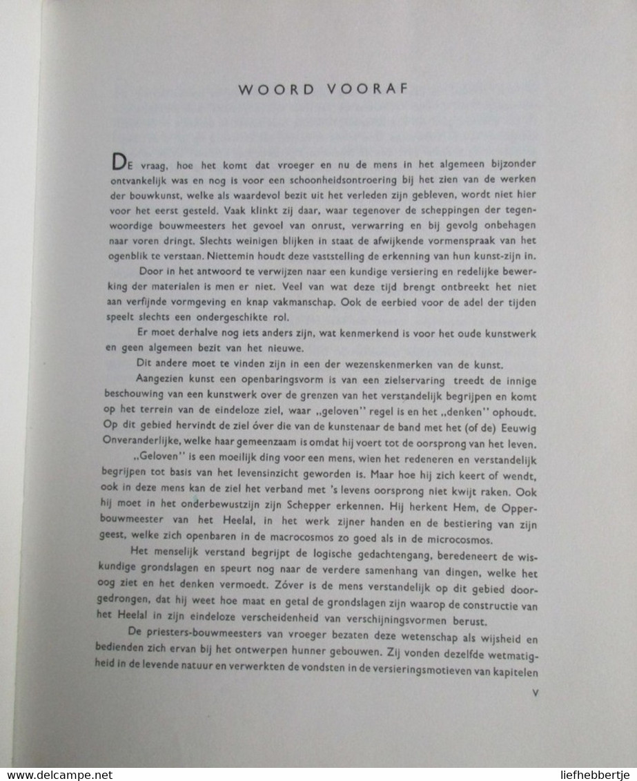 Inleiding Tot De Kennis Van Symbolische Vormen En Van De Mystiek Der Bouwkunst - Door Jan De Boer - 1981 - Esoterismo