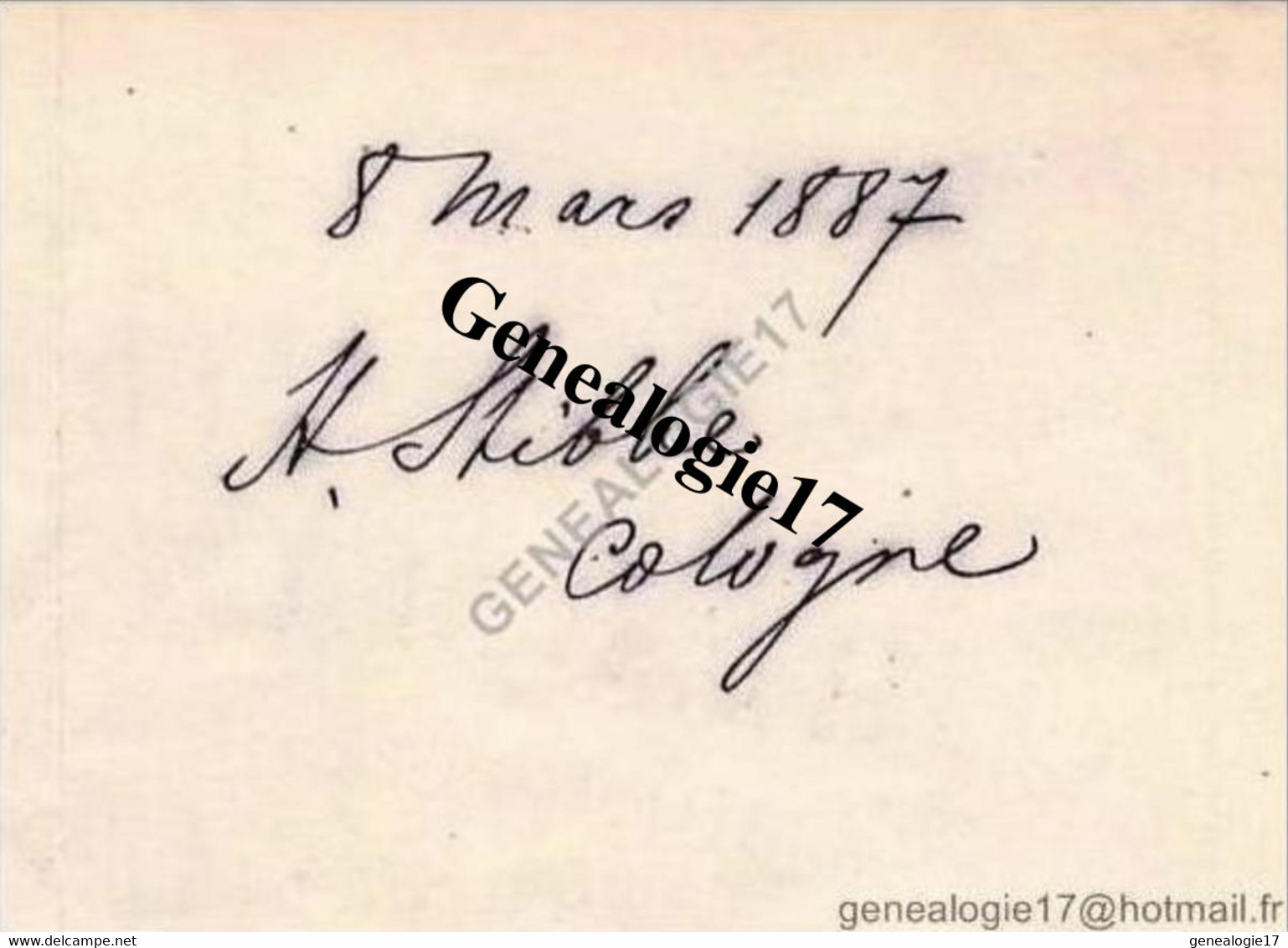 96 1087 ALLEMAGNE DEUTSCHLAND KOLN COLOGNE 1887 Hoflieferant S.r Konigl. Hoheit Prinzen HERMANN STIBBE - Frederich KARL - 1800 – 1899