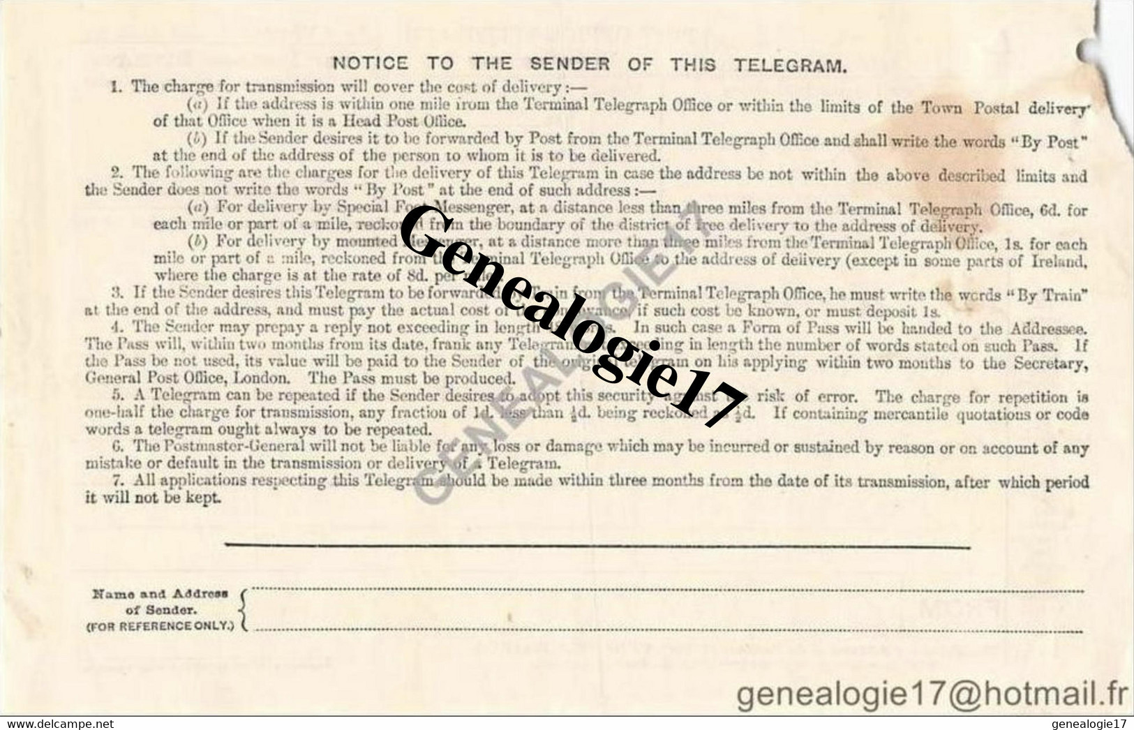 96 0959 IRLANDE IRELAND IRLAND  DUBLIN 1891 TELEGRAMS TELEGRAMME Wine Spirit Brokers R. J. DONELLY And Co Cope Street  W - Royaume-Uni