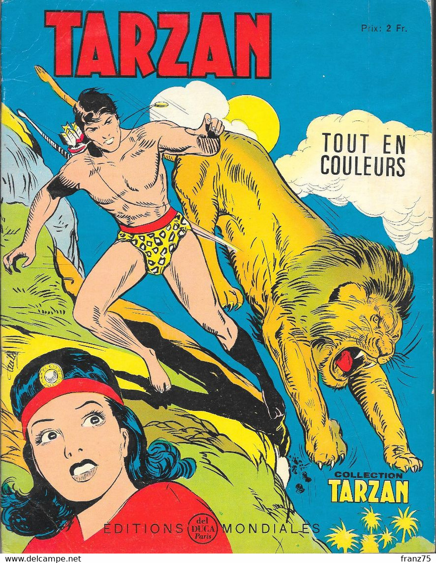 Collection TARZAN N°16-Editions Mondiales-1965 (scans)--BE. - Tarzan