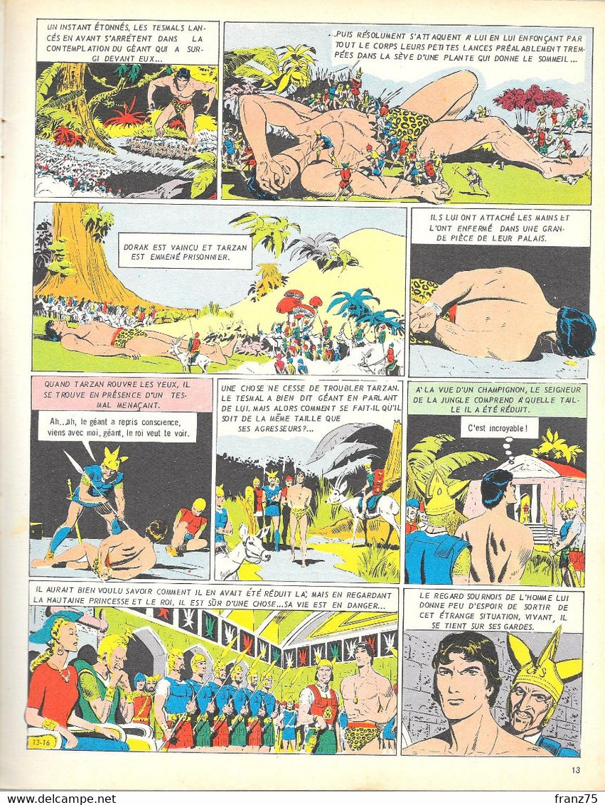 Collection TARZAN N°16-Editions Mondiales-1965 (scans)--BE. - Tarzan