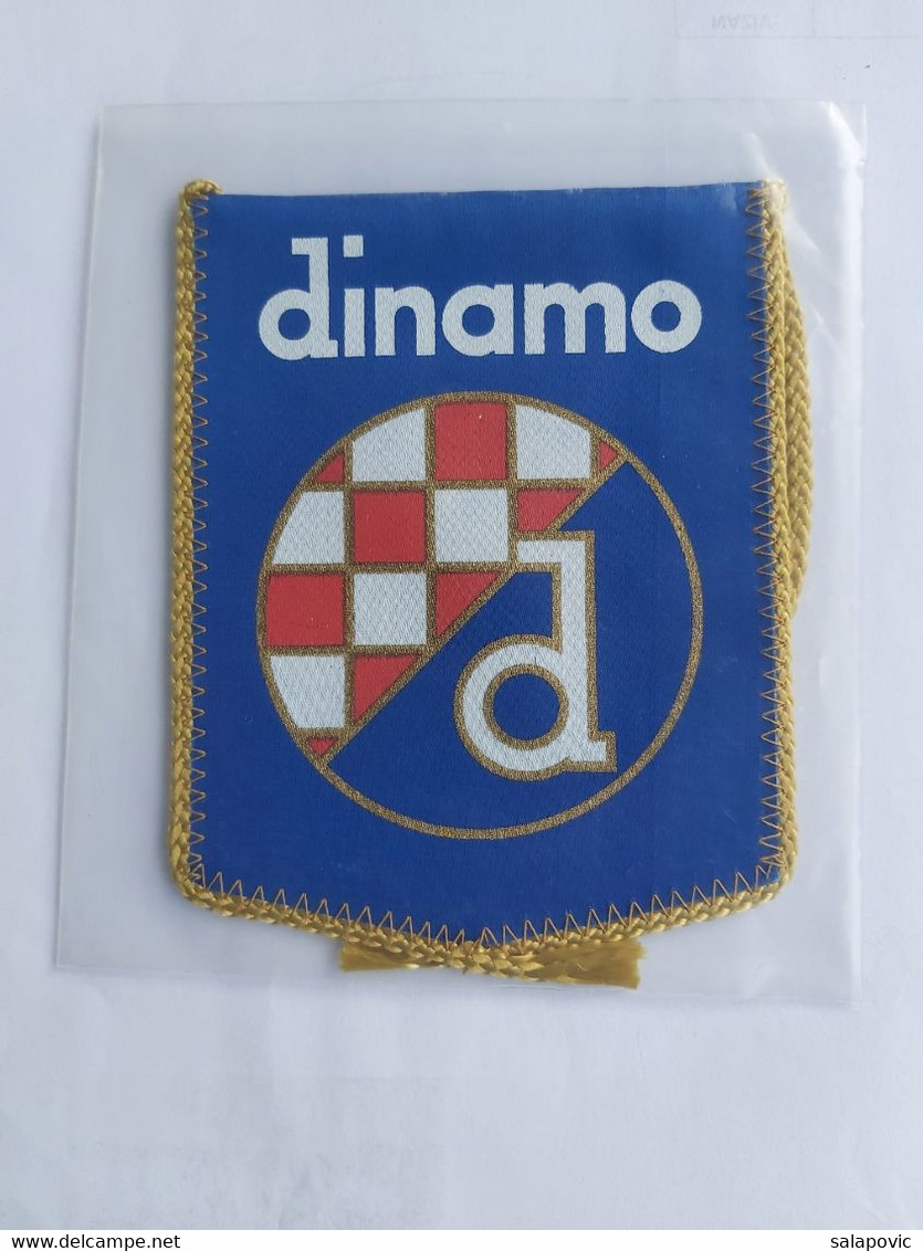 NK DINAMO ZAGREB, CROATIA FOOTBALL CLUB  SOCCER / FUTBOL / CALCIO OLD PENNANT, SPORTS FLAG - Uniformes Recordatorios & Misc