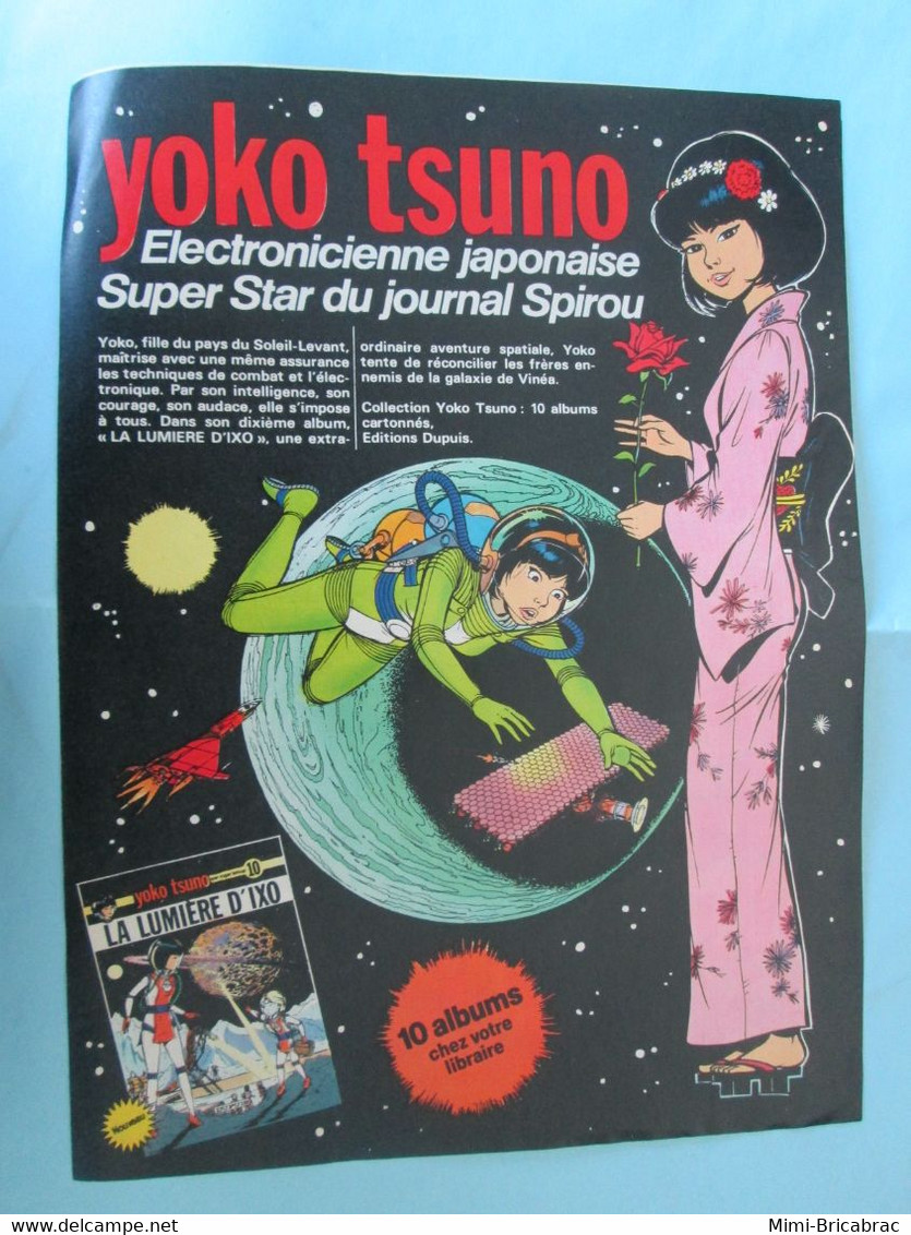 SPI920 : PAGE REVUE SPIROU ANNEES 70 : LELOUP Annonce Sortie D'un Nouvel Album YOKO TSUNO - Yoko Tsuno