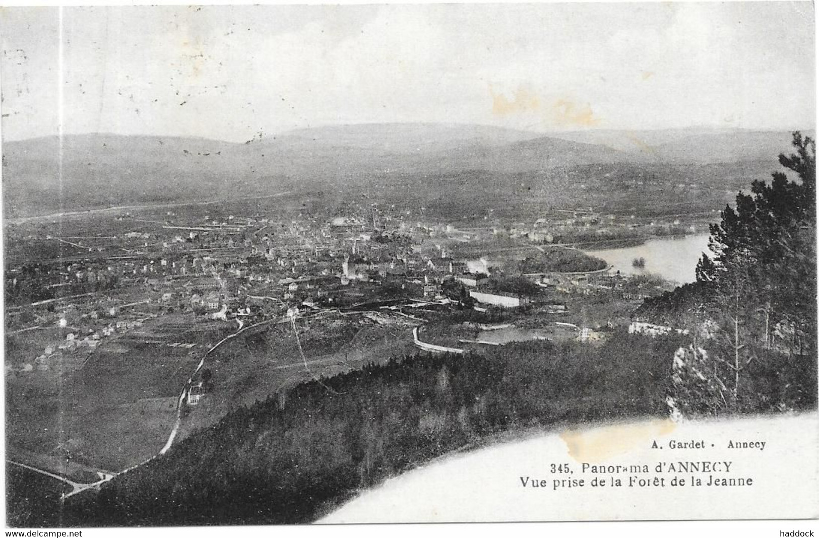 ANNECY : VUE PRISE DE LA FORET DE LA JEANNE - Annecy