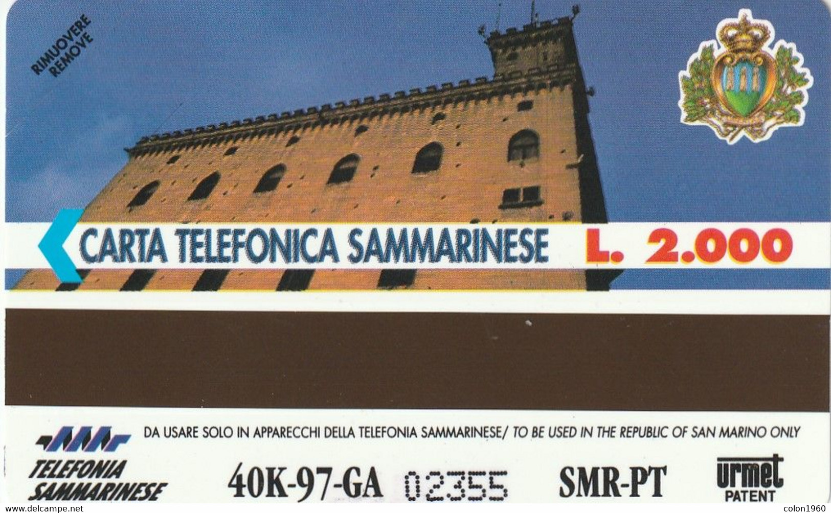 SAN MARINO. RSM-021. ZODIACO - ARIETE. 1997-08-30. 40000 Ex. (005) MINT - NUEVA. - San Marino