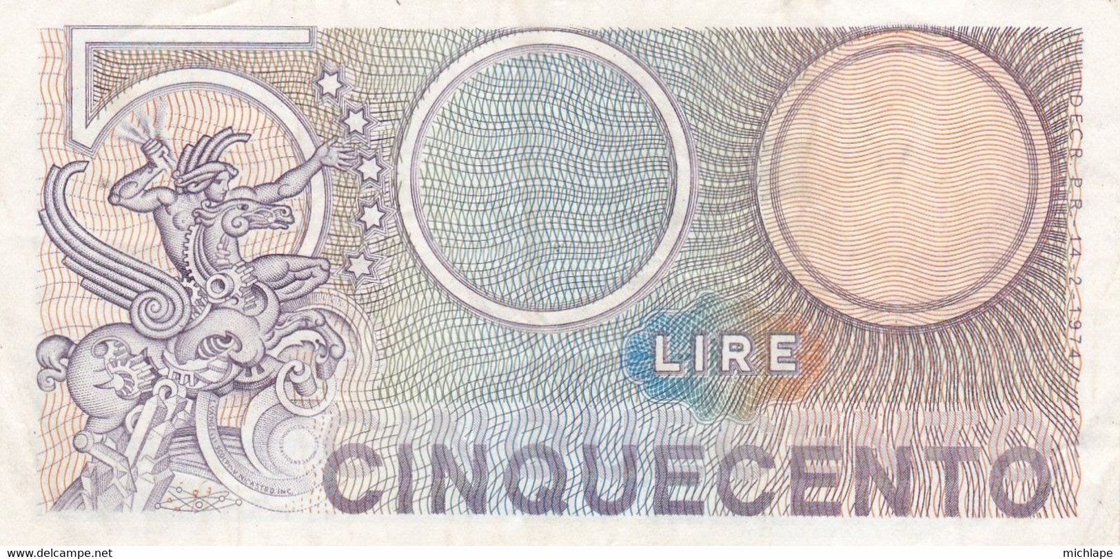 500 Lires  Italie - Te Identificeren