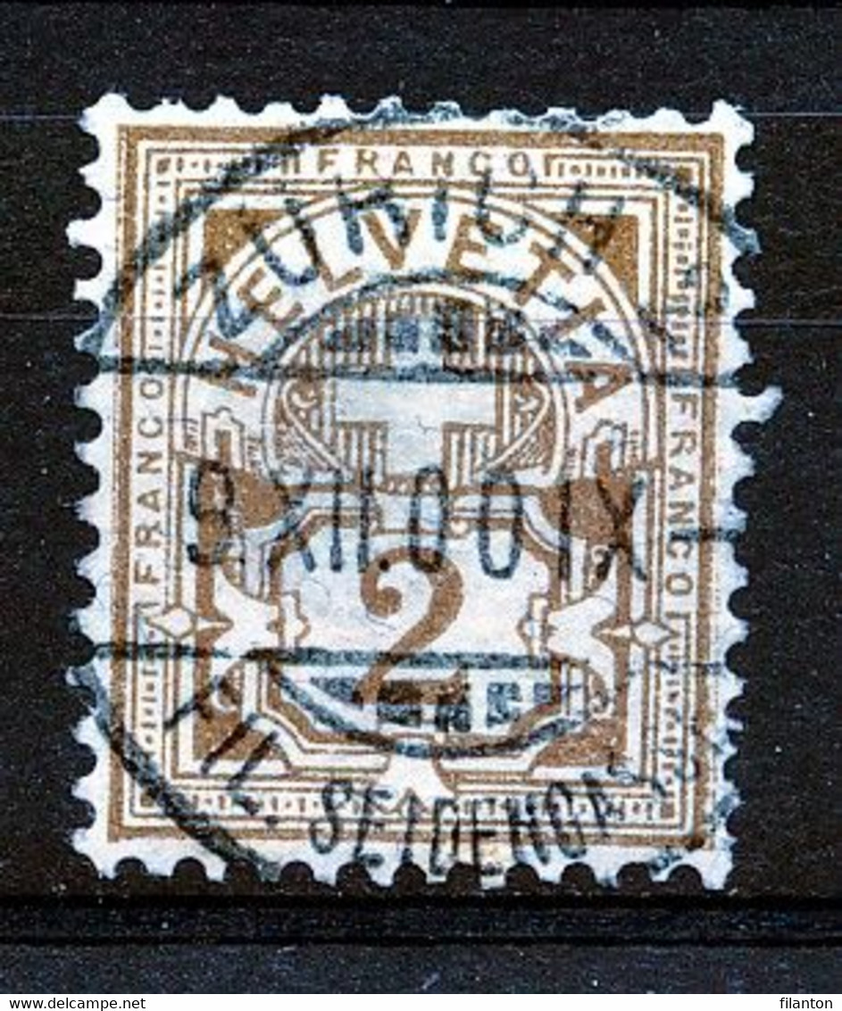 HELVETIA - Mi Nr 50 - "ZURICH 2 - FIL. SEITENGASSE" - (ref. 2702) - Sonstige & Ohne Zuordnung