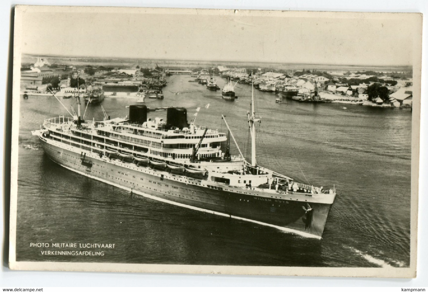 Dampfer "Willem Ruys",Rotterdamsche Lloyd, Ungelaufen - Passagiersschepen