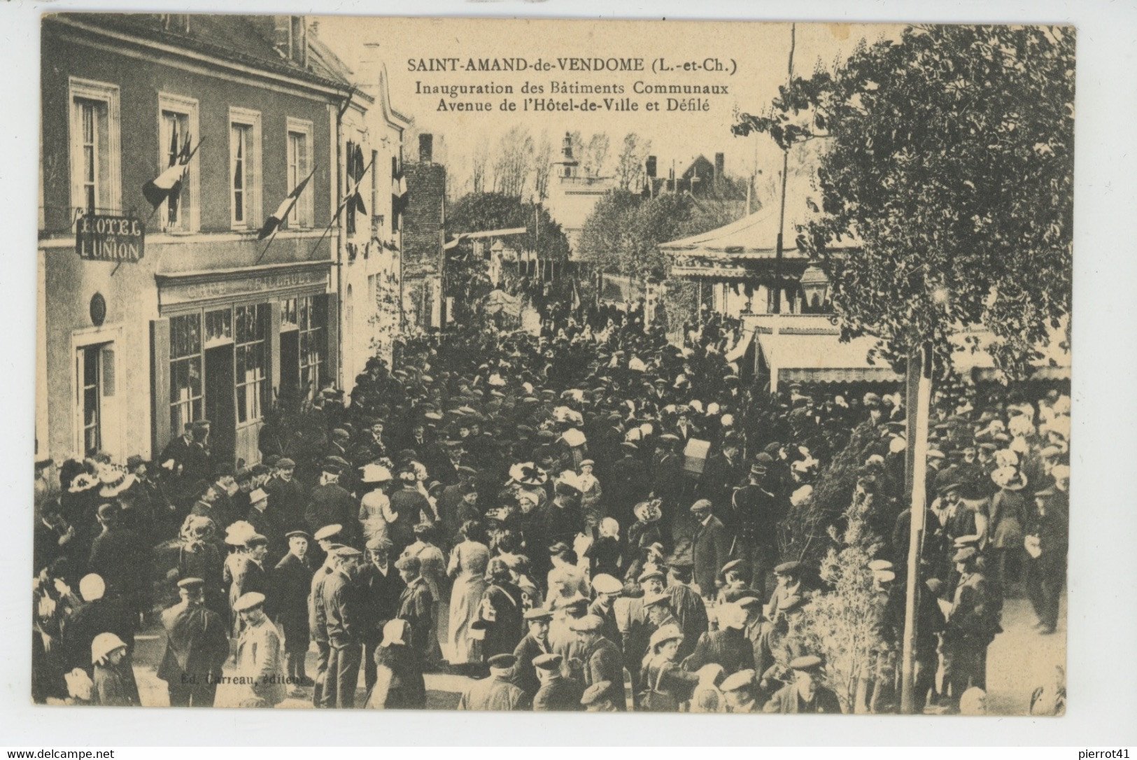 SAINT AMAND DE VENDOME - SAINT AMAND LONGPRÉ - Inauguration Des Bâtiments Communaux - Avenue De L'Hôtel De Ville Et Défi - Saint Amand Longpre