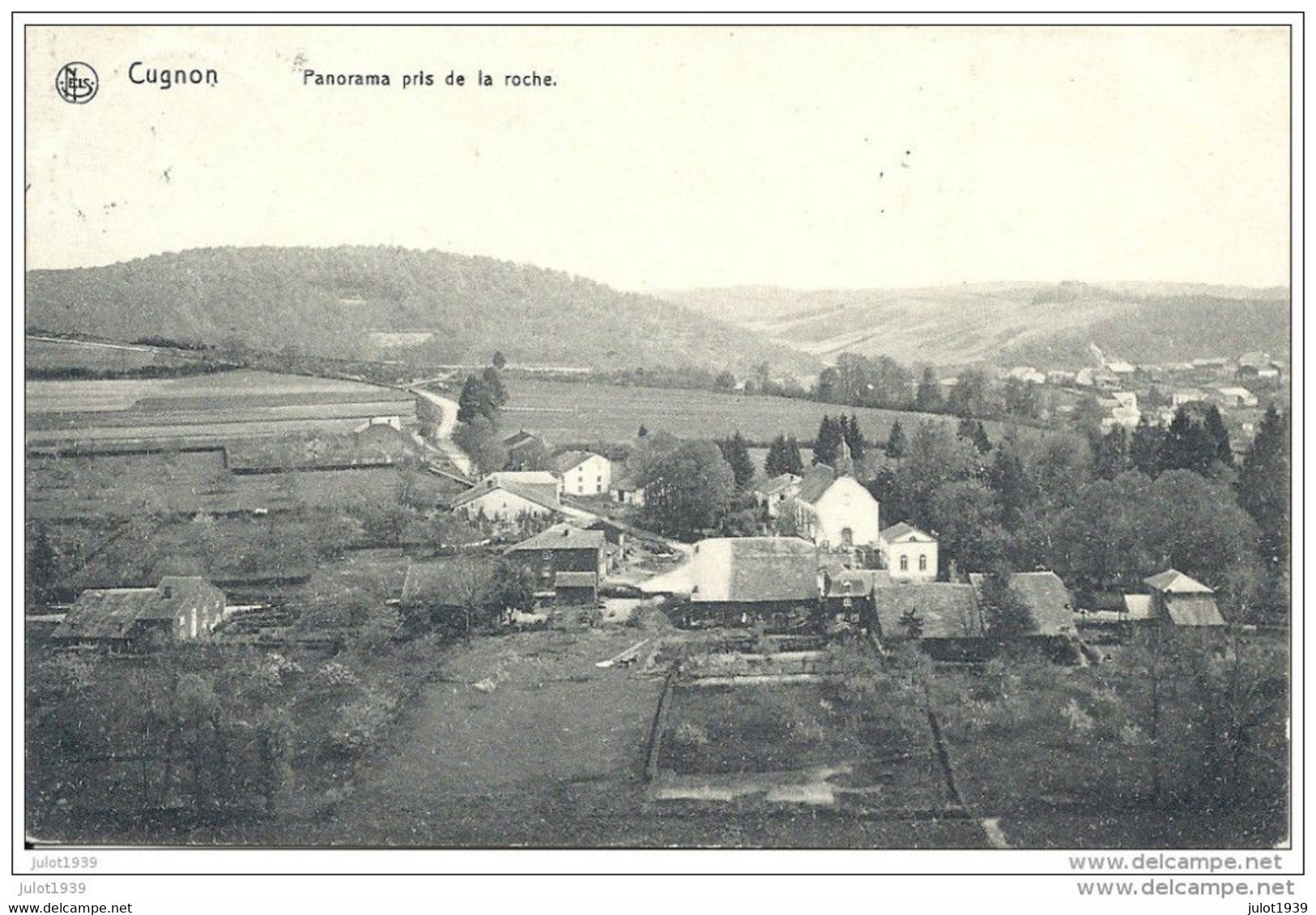 CUGNON ..-- Panorama . 1912 Vers SCHAERBEEK ( Mme DE VLIEGER ) . Voir Verso . - Bertrix