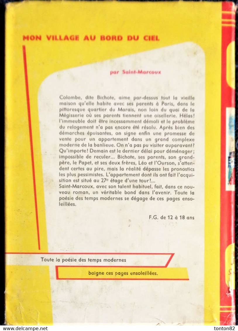 Saint-Marcoux - Mon Village Au Bord Du Ciel - Rouge Et Or Souveraine - ( 1965 ) . - Bibliothèque Rouge Et Or