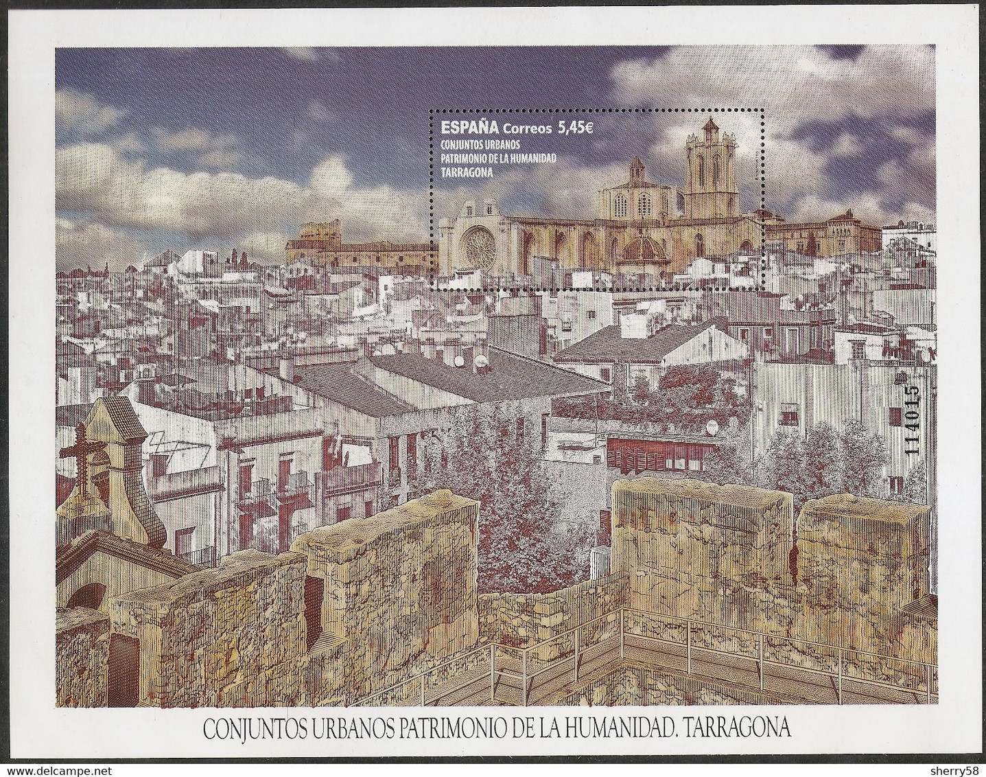 2020-ED. 5434 H.B. - Conjuntos Urbanos Patrimonio De La Humanidad. Tarragona- NUEVO - Hojas Completas