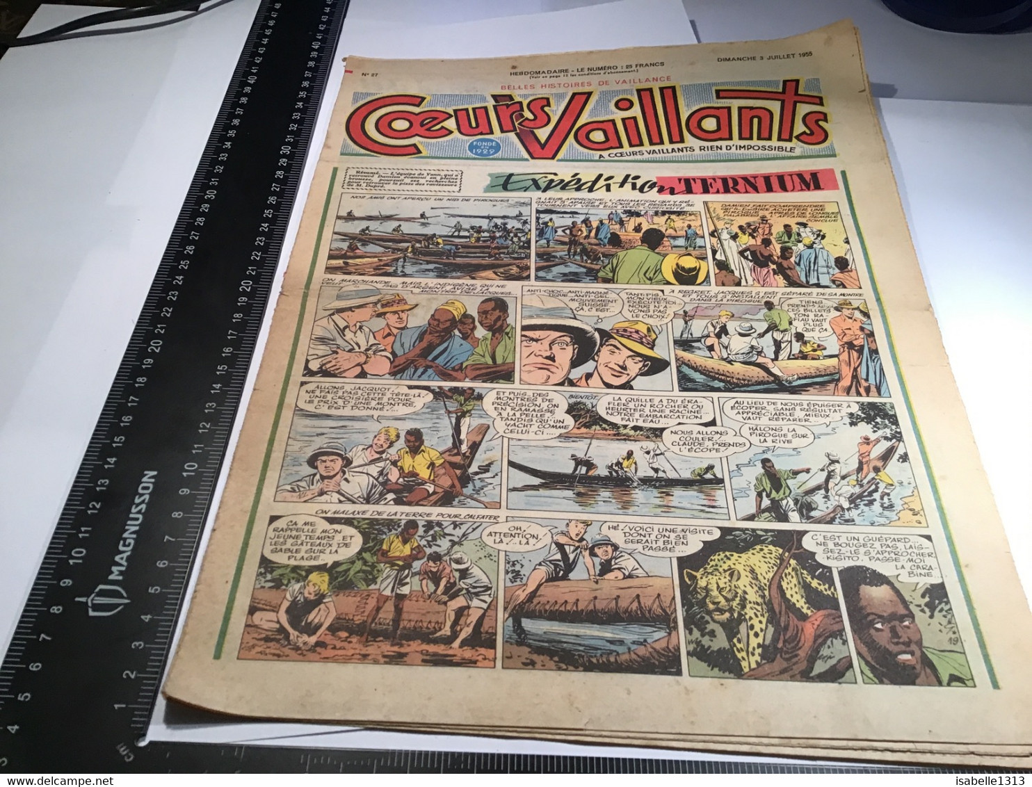 Cœurs Vaillants 1955 Expédition Ternium N 27 - Vaillant