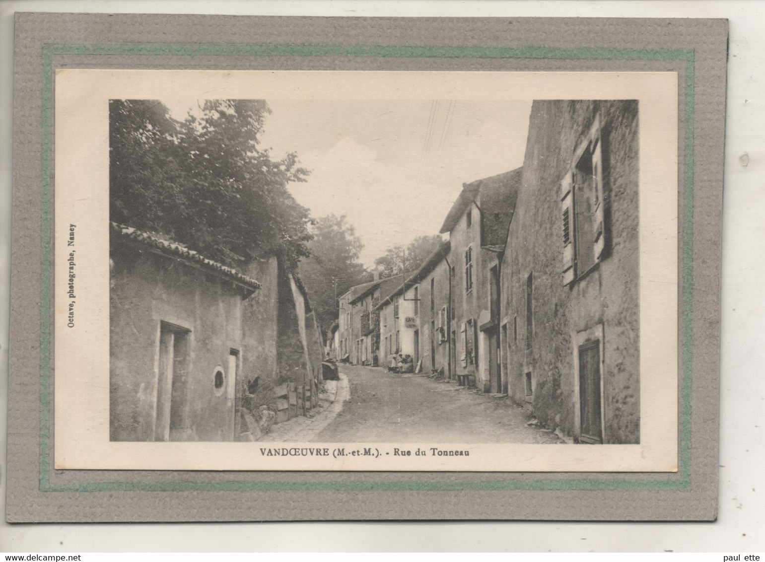 CPA - (54) VANDOEUVRE - Aspect De La Rue Du Tonneau En 1919 - Vandoeuvre Les Nancy