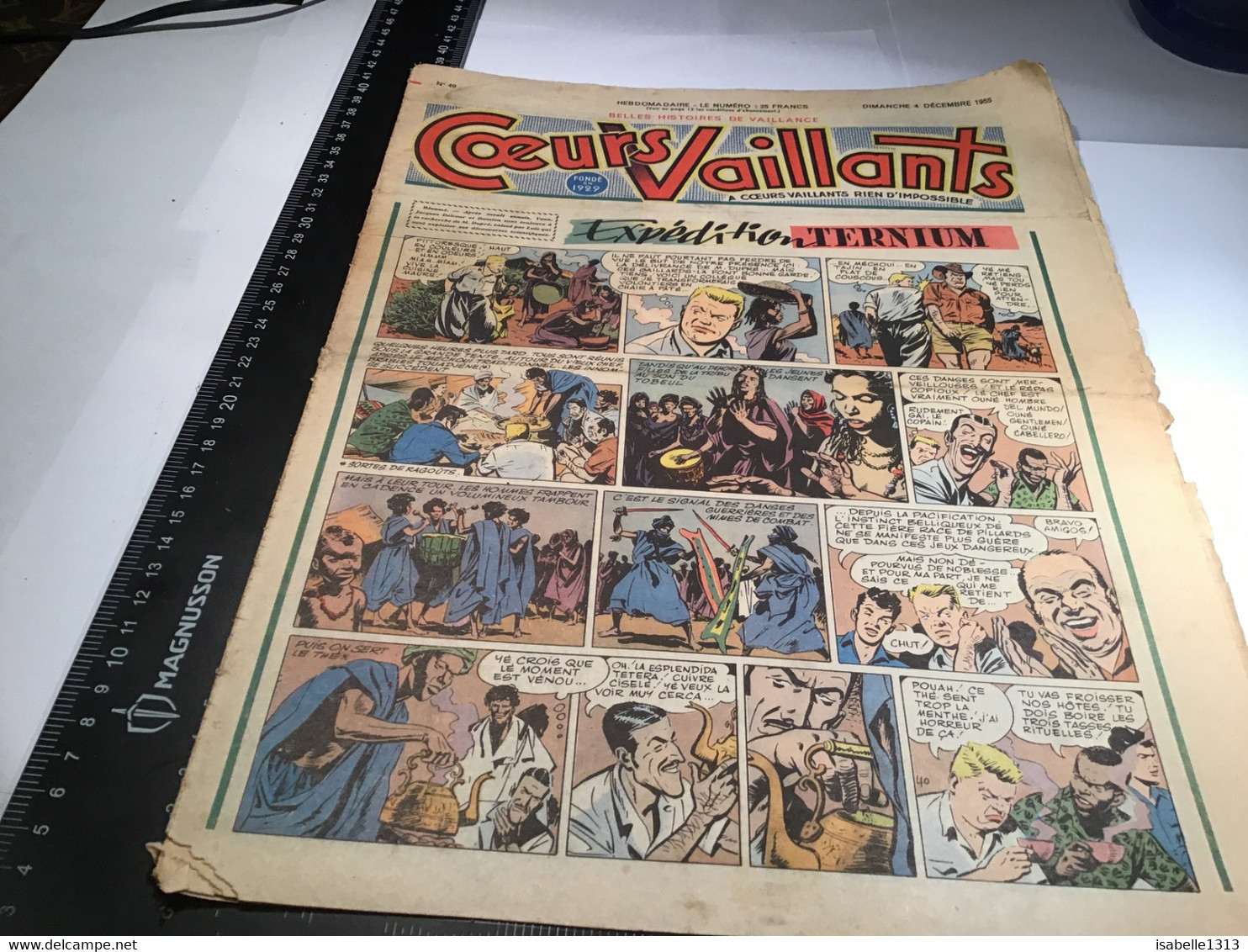 Cœurs Vaillants 1955 Expédition Ternium Numéro 49 - Vaillant