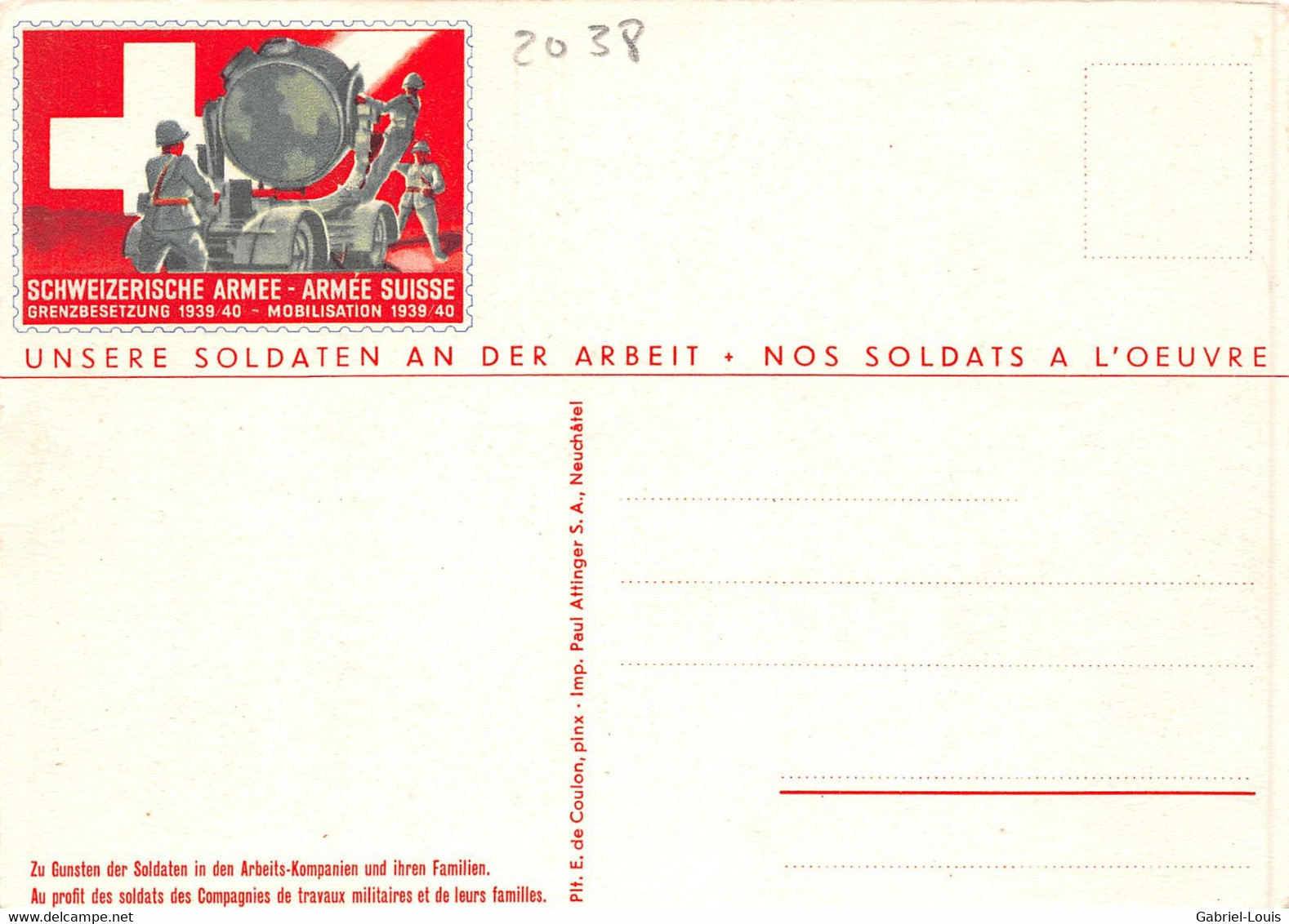 Militariat - Soldats - Patriotique Unsere Soldaten An Der Arbeit - Felsaushub Gesteinsboher In Tätigk (Carte 10 X 15 Cm) - Stein