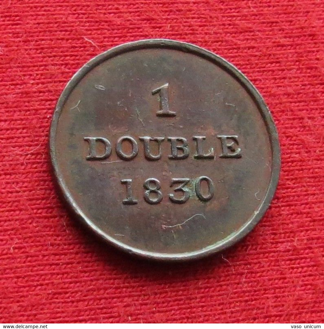 Guernsey 1 Double 1830 - Guernsey