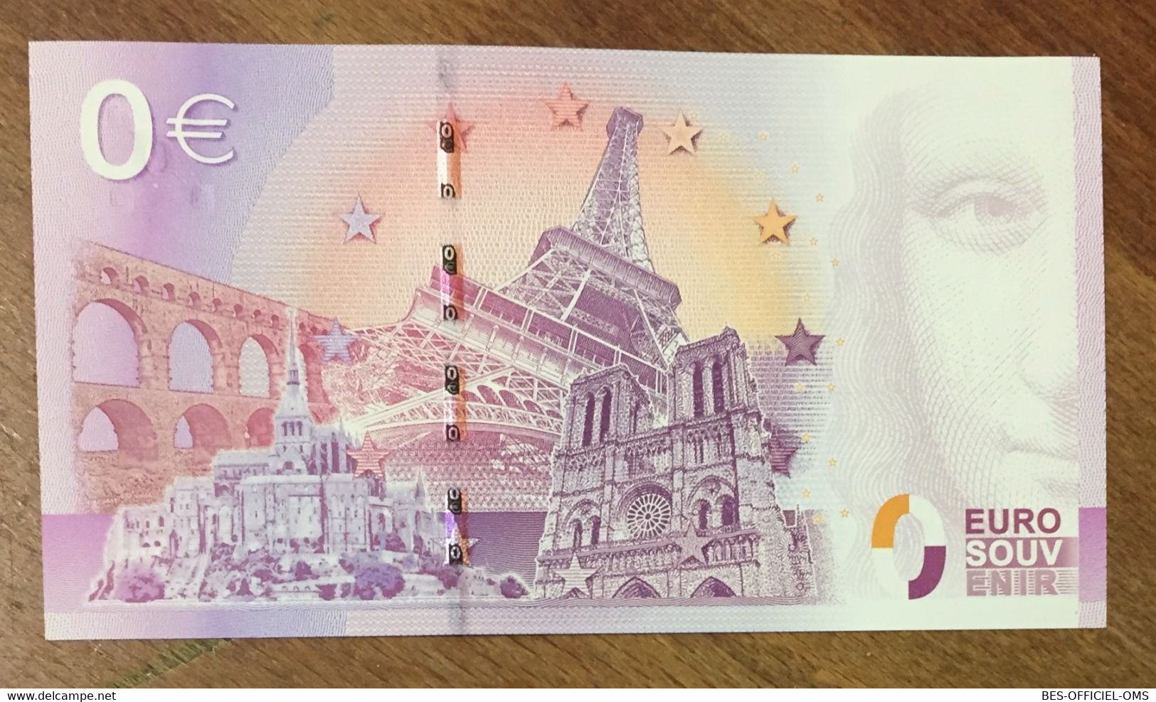 2015 BILLET 0 EURO SOUVENIR DPT 41 CHÂTEAU DE CHAMBORD ZERO 0 EURO SCHEIN BANKNOTE PAPER MONEY - Private Proofs / Unofficial