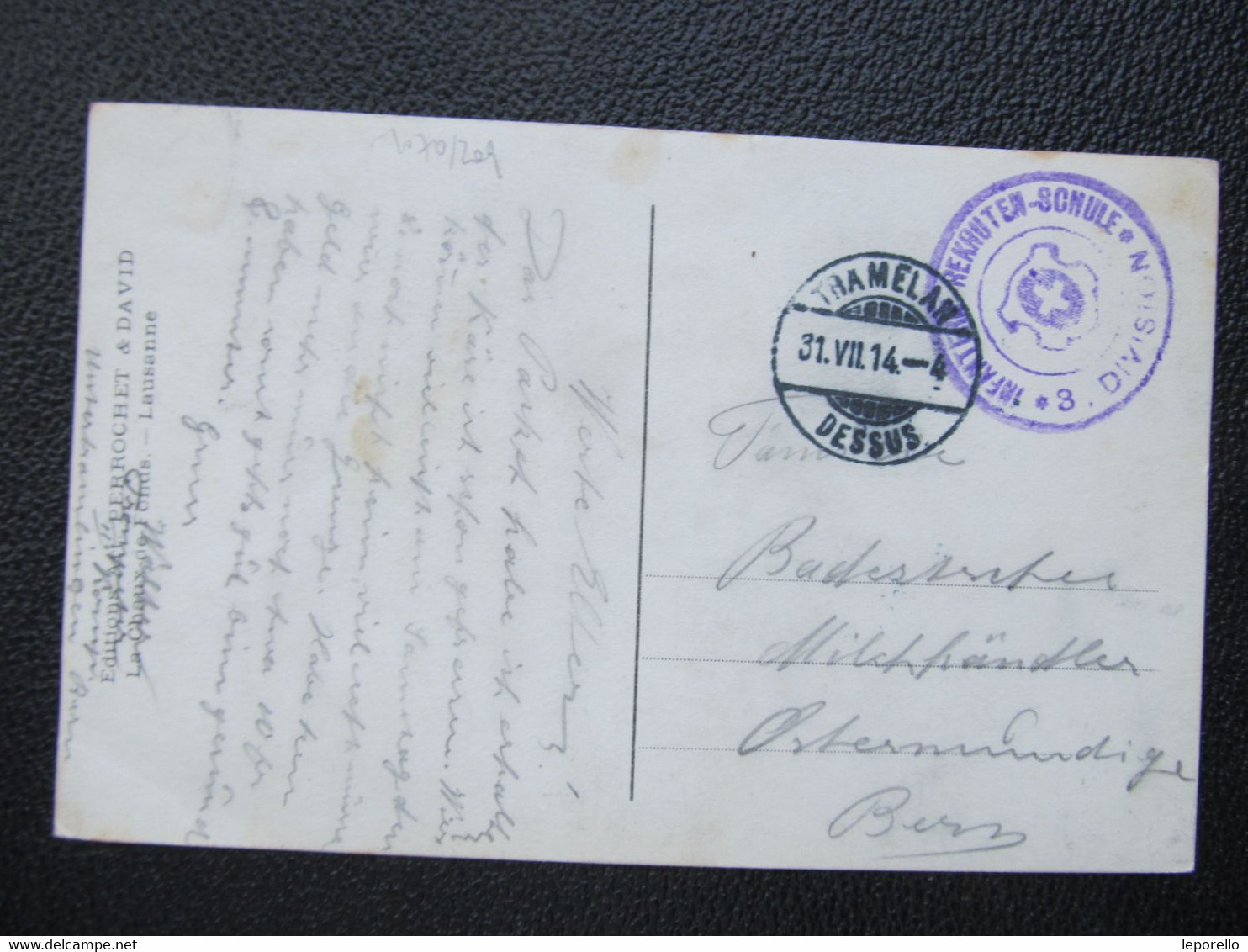 AK  Tramelan BE 1914 Feldpost  //  D*46223 - Tramelan