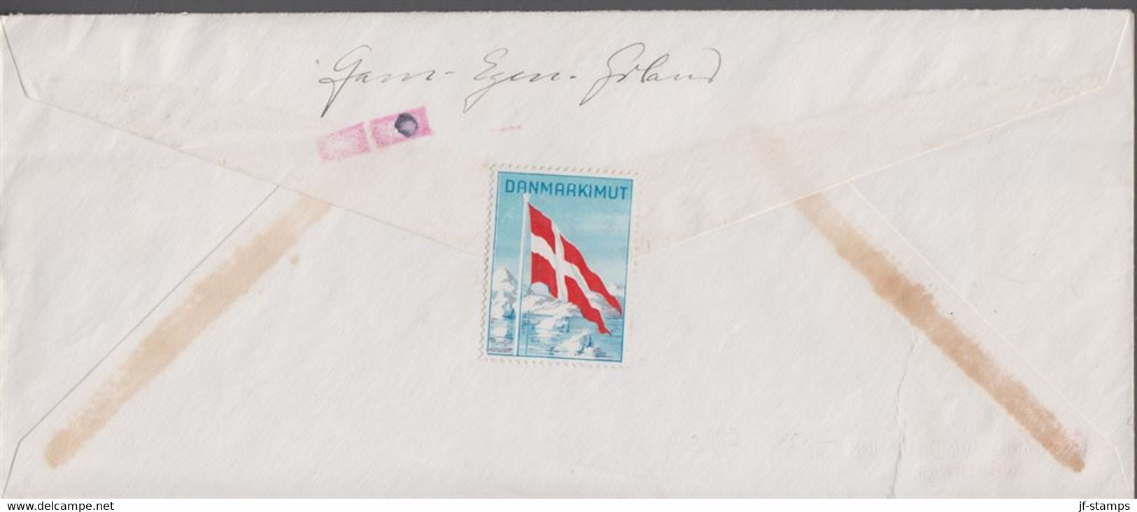 1945. New York Issue. 30 Øre Red-brown/blue Dog Sledge. 4-BLOCK FDC EGEDESMINDE -1-2-... (Michel 13) - JF366491 - Covers & Documents