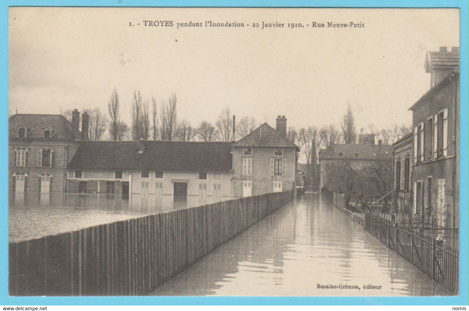 J.P.S. 12 - C.P. 80 - Inondations Du 21 Janvier 1910 - Diverses Vues - Lot Indivisible De 23 Cartes - Troyes