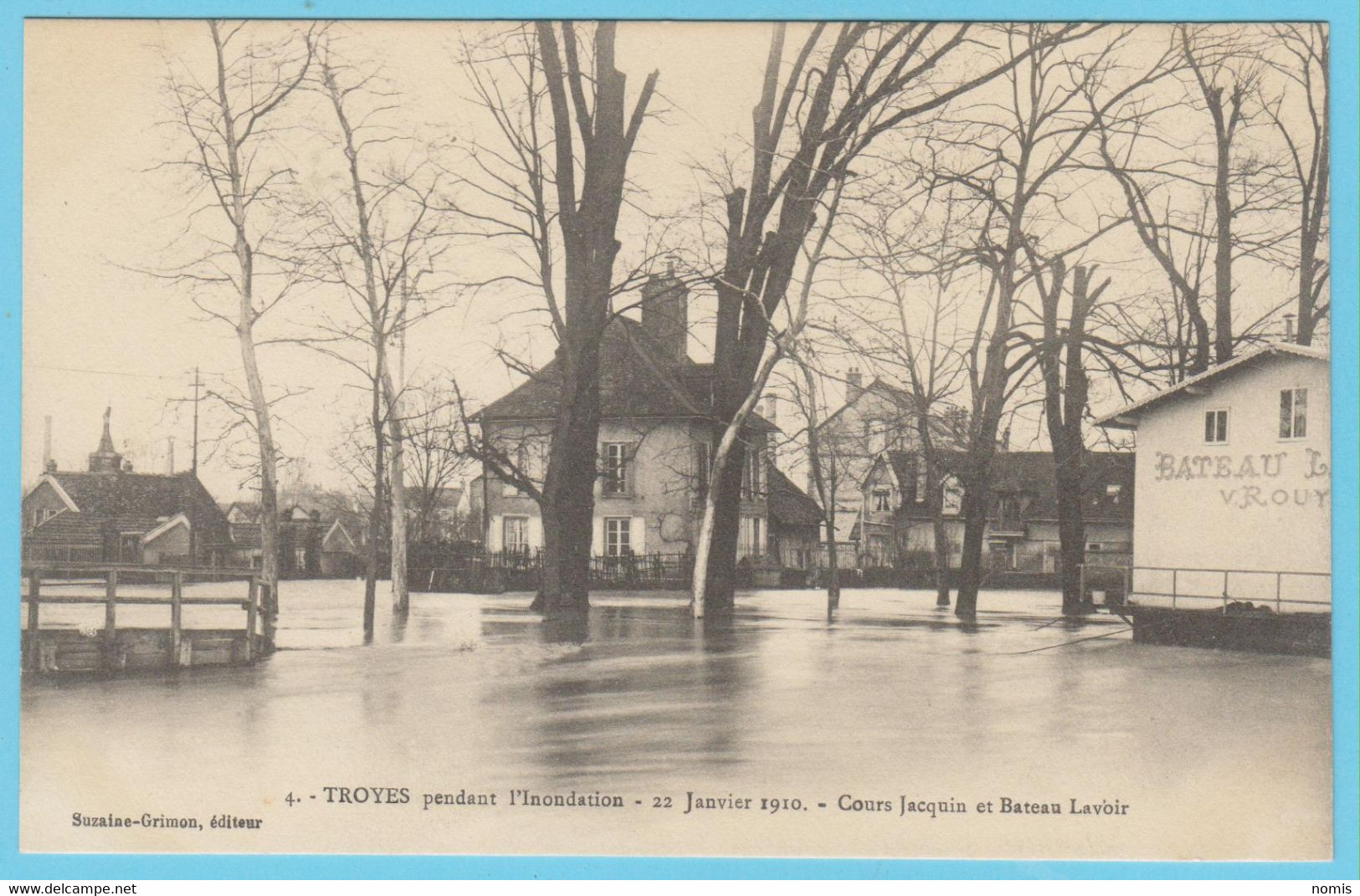 J.P.S. 12 - C.P. 80 - Inondations du 21 janvier 1910 - Diverses vues - Lot indivisible de 23 cartes