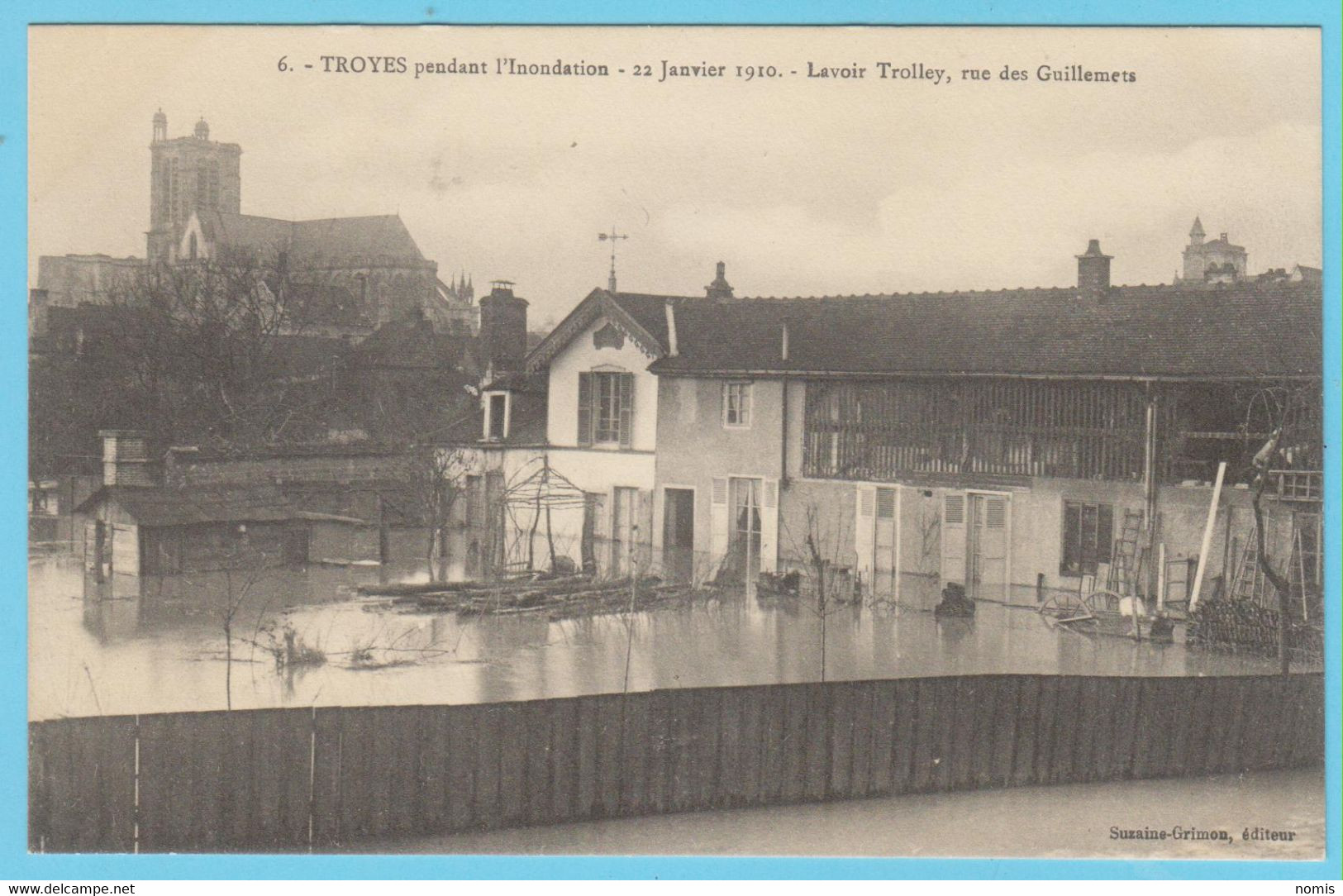 J.P.S. 12 - C.P. 80 - Inondations du 21 janvier 1910 - Diverses vues - Lot indivisible de 23 cartes