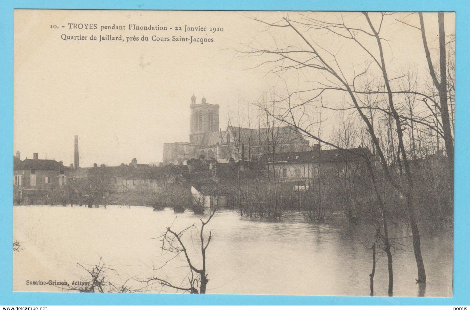 J.P.S. 12 - C.P. 80 - Inondations du 21 janvier 1910 - Diverses vues - Lot indivisible de 23 cartes