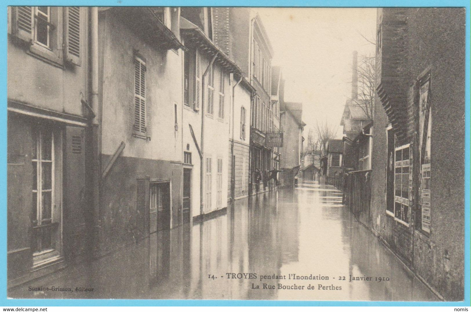 J.P.S. 12 - C.P. 80 - Inondations du 21 janvier 1910 - Diverses vues - Lot indivisible de 23 cartes