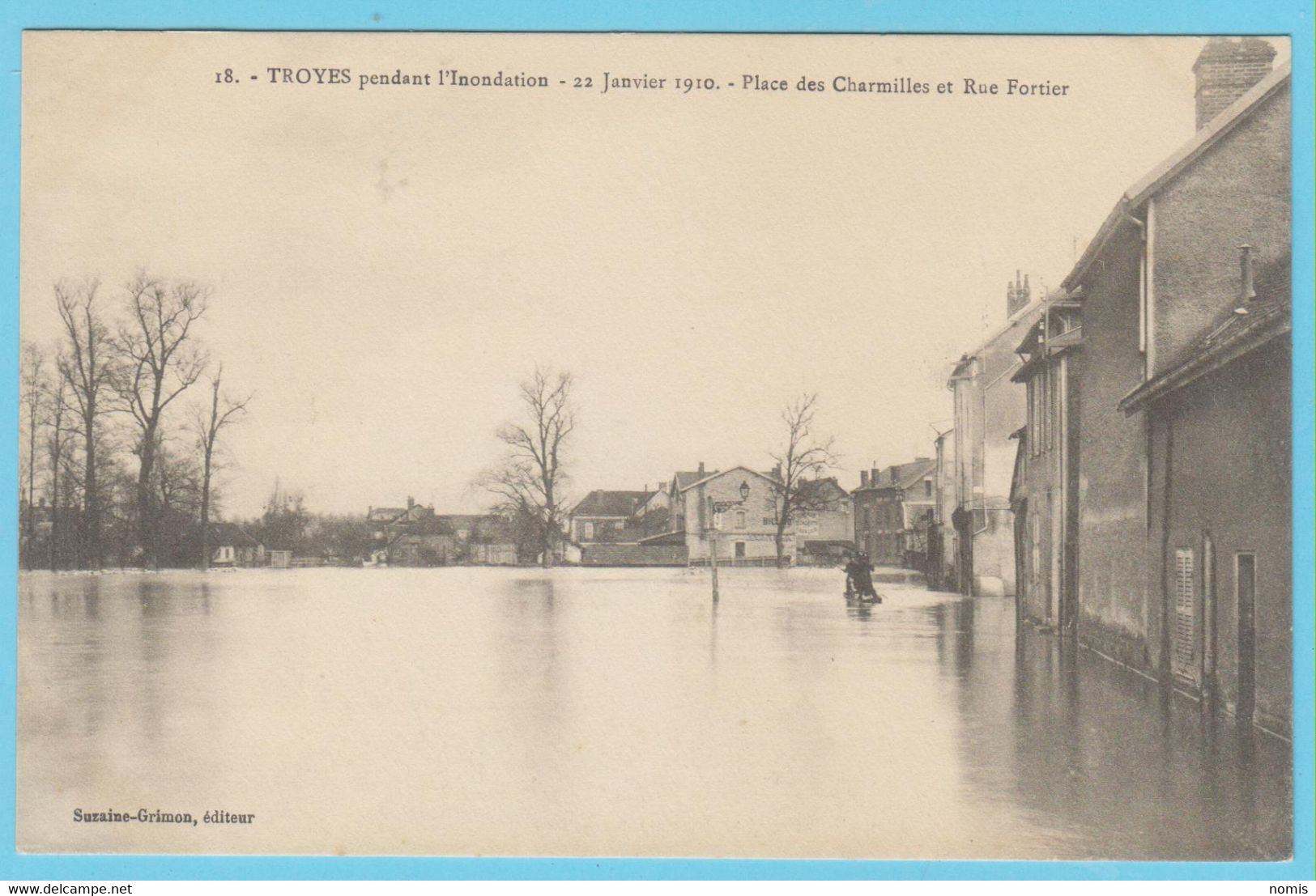 J.P.S. 12 - C.P. 80 - Inondations du 21 janvier 1910 - Diverses vues - Lot indivisible de 23 cartes
