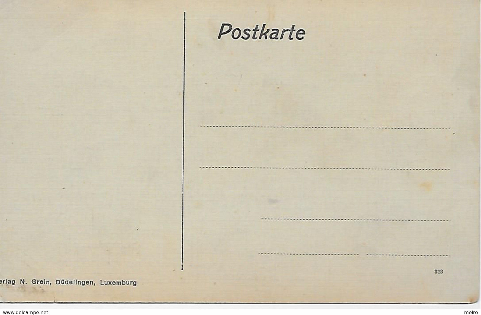 CPA - Postkarte - Luxembourg Luxemburg Dudelange Dudelingen - DEICHSTRABE.  (Animation -Comerce). - Dudelange