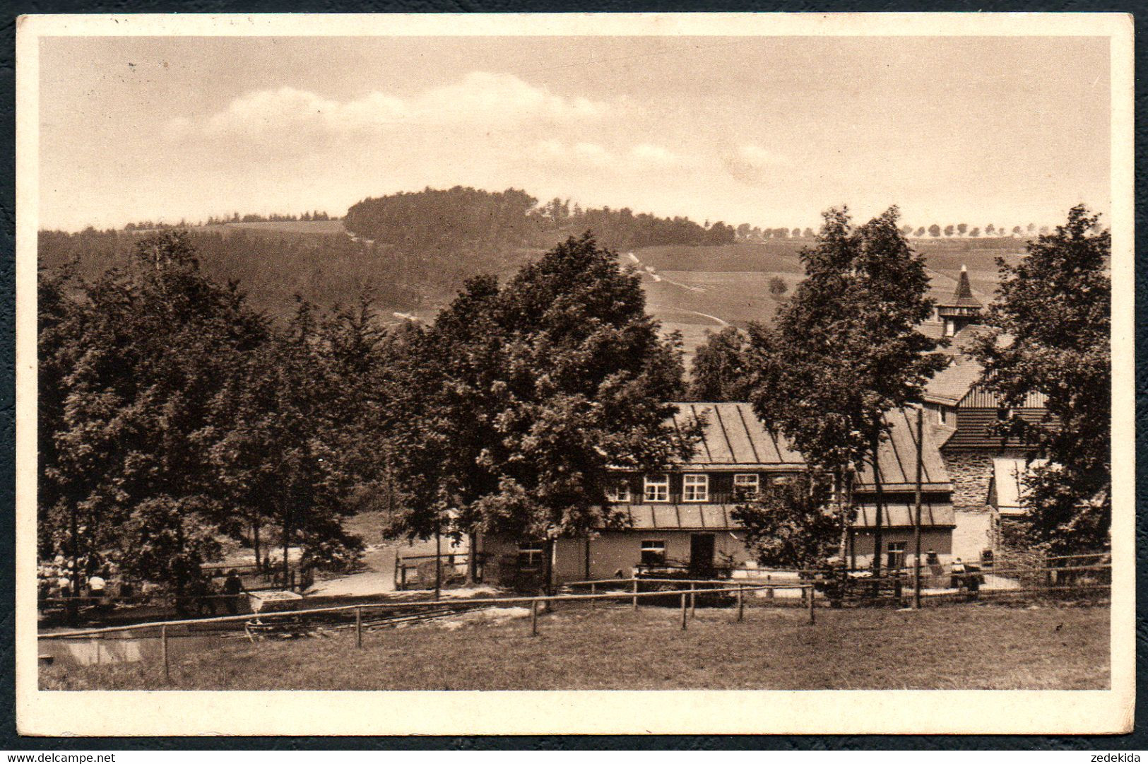 E1802 - Affalter Bei Lössnitz Jugendherberge Und Schullandheim - Landpost Landpoststempel - Lössnitz