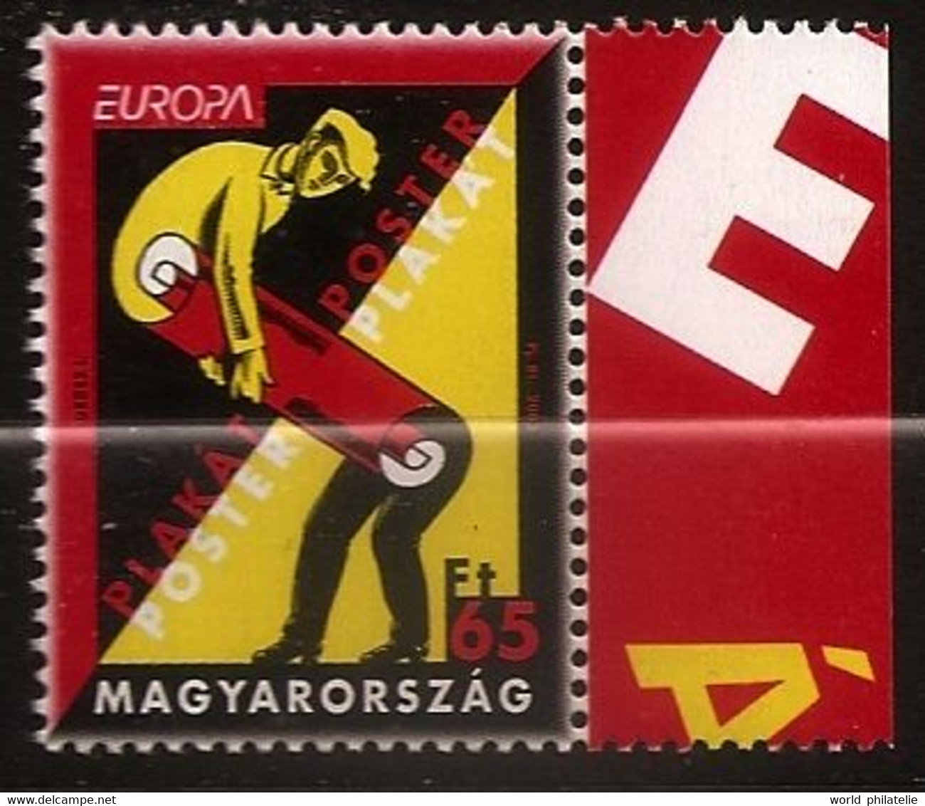 Hongrie Magyar 2003 N° 3901 ** Europa, Europe, Emission Conjointe, Art De L'affiche, Istvan Orosz, Mathématiques, Escher - Unused Stamps