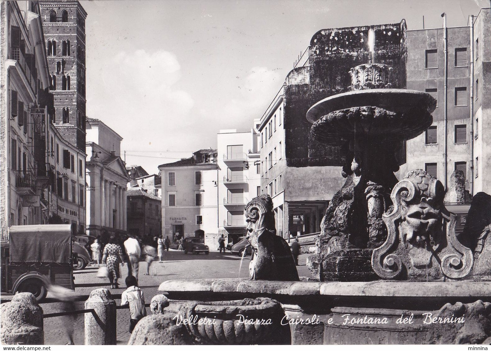 Velletri - Piazza Cairoli E Fontana Del Bernini - Animata - Velletri