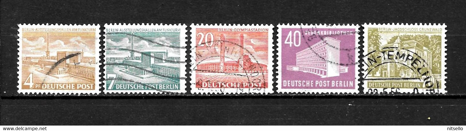 LOTE 2116 /// ALEMANIA BERLIN 1953/54 - YVERT Nº: 98/102 - CATALOG/COTE: 42€  ¡¡¡ OFERTA - LIQUIDATION - JE LIQUIDE !!! - Used Stamps