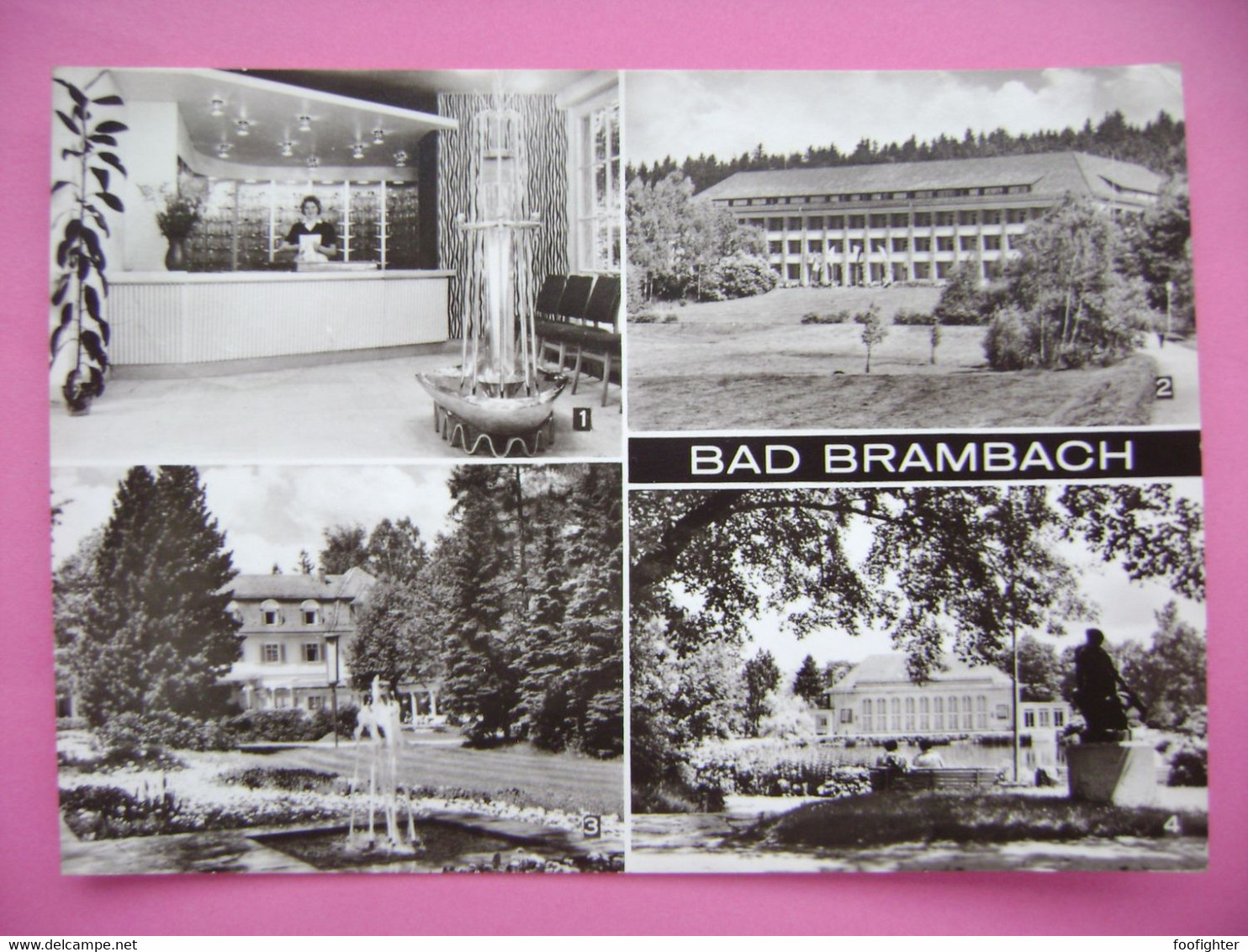 Germany DDR - BAD BRAMBACH - Schillerquelle, Julius-Fucik-Haus, Kuranlagen, Festhalle - Posted 1973 - Bad Brambach