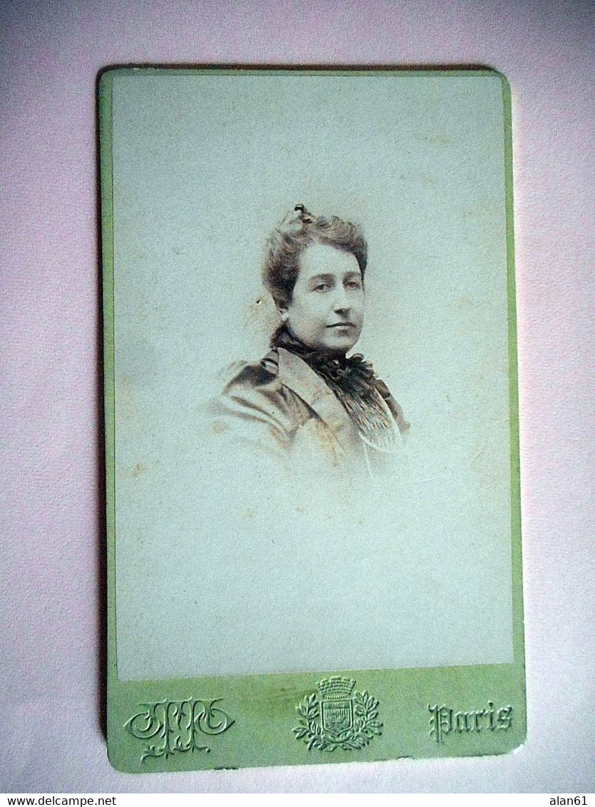 PHOTO CDV 19 EME Femme Chic  MODE  Cabinet OTTO  A PARIS - Antiche (ante 1900)